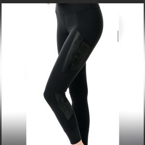 Zyia Black Cuff Mirage Leggings